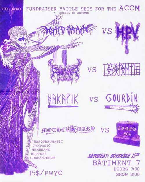 Battle set fundraiser for the ACCM