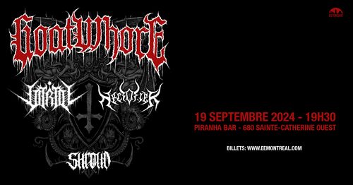 GOATWHORE + VITRIOL + NECROFIER + SHROUD 