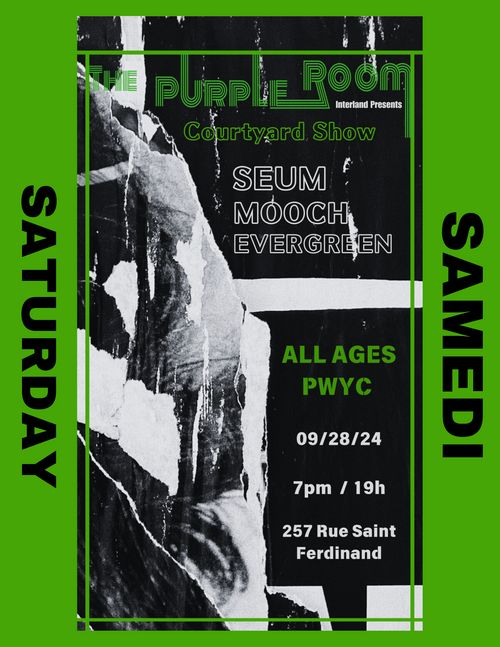 SEUM / MOOCH / EVERGREEN (ALL AGES / PWYC)