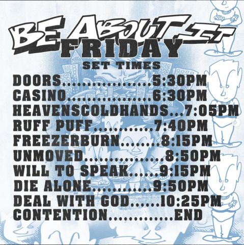 BE ABOUT IT FEST Friday