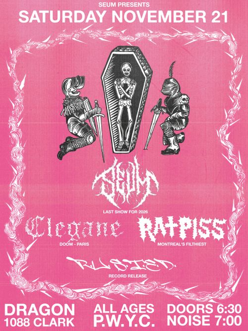 SEUM // CLEGANE // RATPISS // R.U.S.T.E.D.