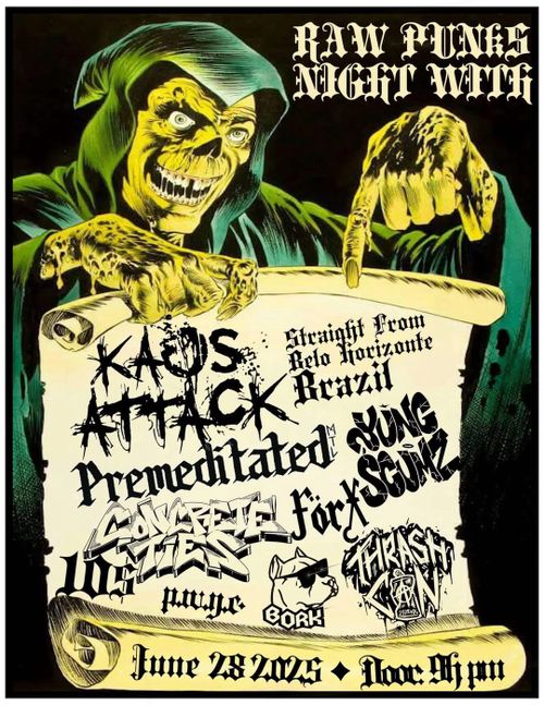 Forx + Premeditated + Kaos Attack + Concrete Ties + Young Scumz