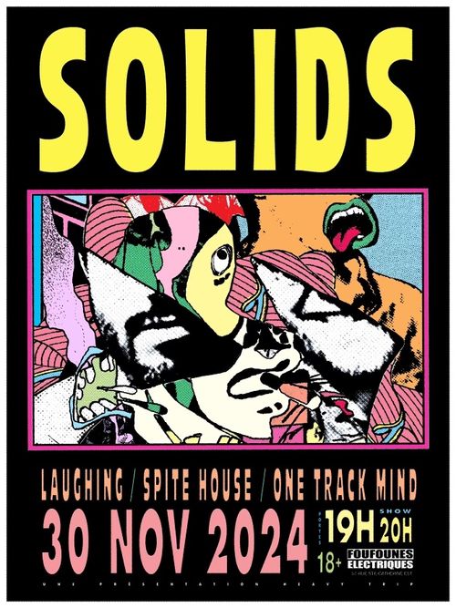 SOLIDS, LAUGHING, SPITE HOUSE, ONE TRACK MIND