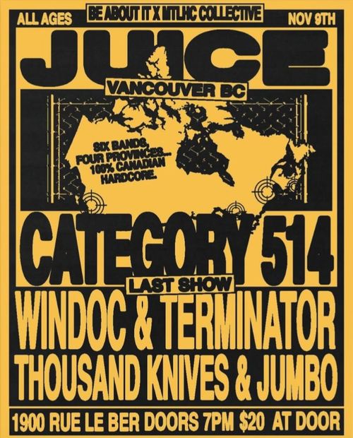 JUICE / CATEGORY 514 LAST SHOW