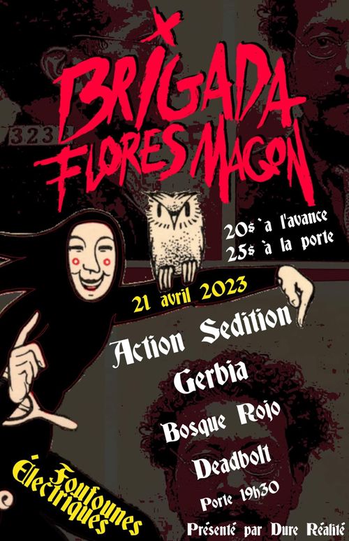 Brigada Flores Magon + invités - Immortels Tour 21 avril 2023