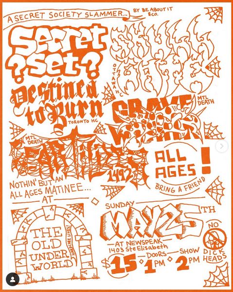 SKULL GATE, DESTINED TO BURN, GRAVE WITHIN, FEARTILIZER + ???