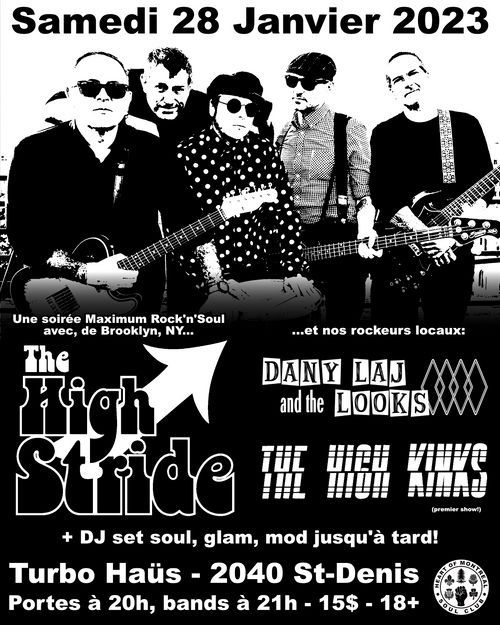The High Stride (NYC) - Dany Laj & The Looks - The High Kinks (first show)