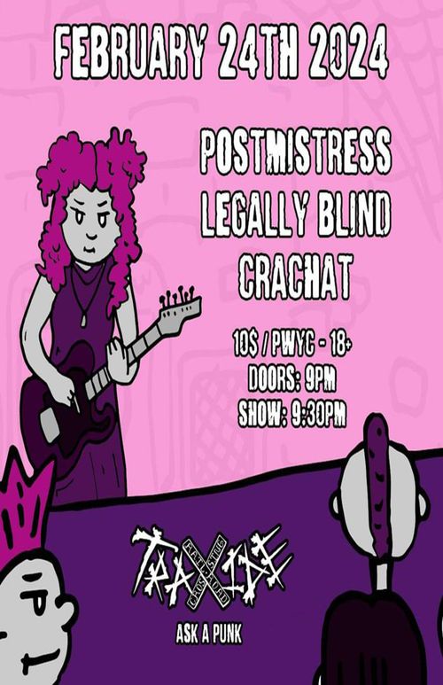 Show at TraXide w/Crachat & Postmistress