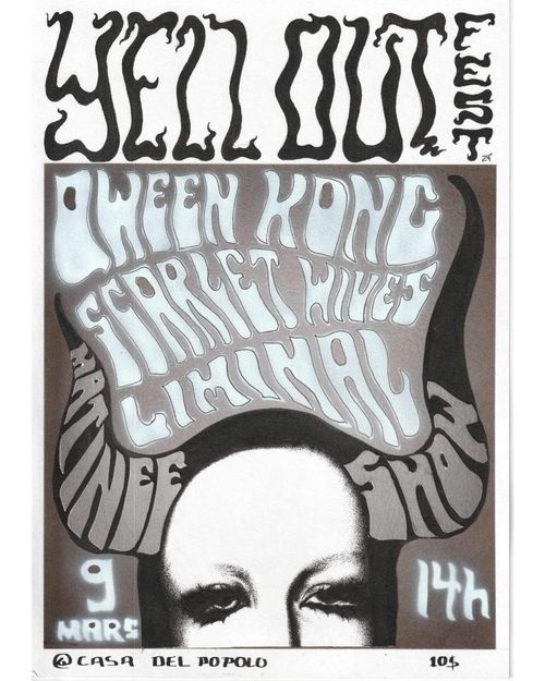 YELL OUT MATINEE: QWEEN KONG, SCARLET WIVES, LIMINAL