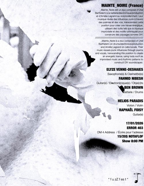 _MAINTE_NOIRE (France) + Venne-Deshaies/Nibesh/Brown + Paradis/Foisy