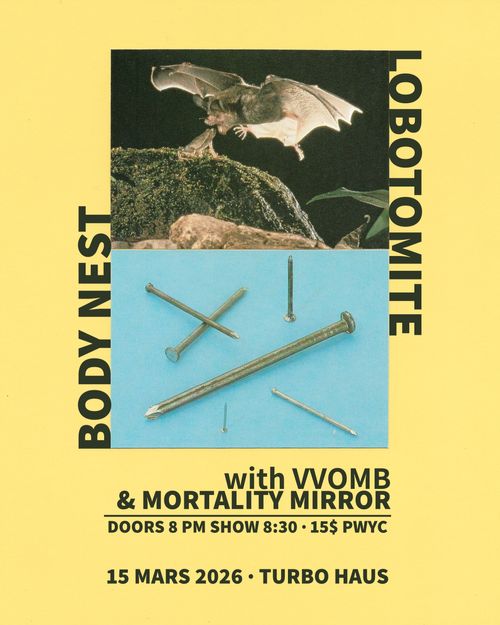 LOBOTOMITE + BODY NEST + VVOMB + MORTALITY MIRROR 