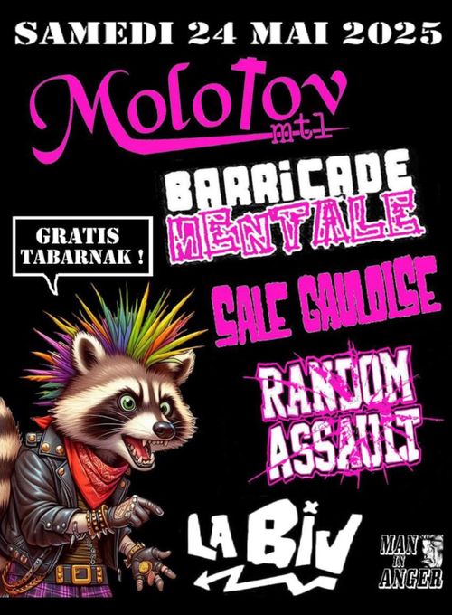 Gratuit - Free : Molotov + Barricade Mentale + Sale Gauloise + Random Assault