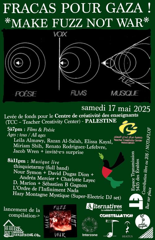 Make Fuzz Not War : Fracas pour Gaza !