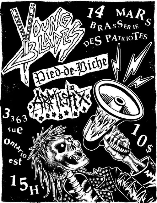 Young Blades + Pied-de-Biche + Armistix