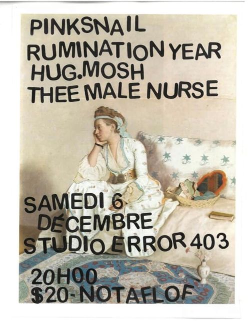 Pinksnail + Rumination Year + Hug-Mosh + Thee Male Nurse