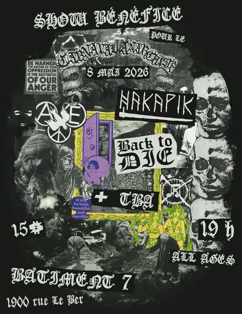 Show Bénéfice pour le Carnaval Anarchiste