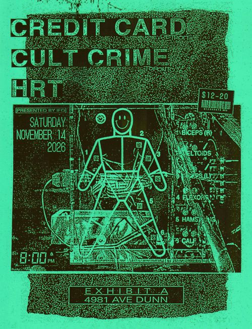 Credit Card, Cult Crime, HRT