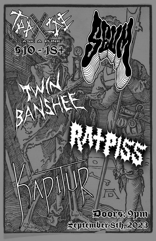 SEUM / TWIN BANSHEE / RATPISS / KAPITUR