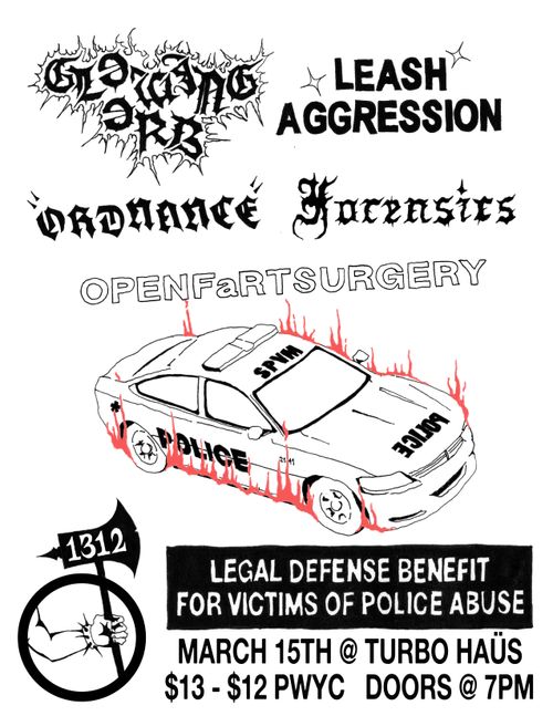 Legal Defense Benefit for Victims of Police Abuse w/Glowing Orb + more