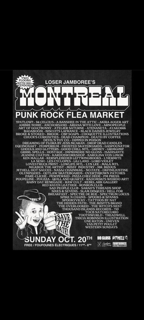 Loser Jamboree's Montreal Punk Rock Flea Market