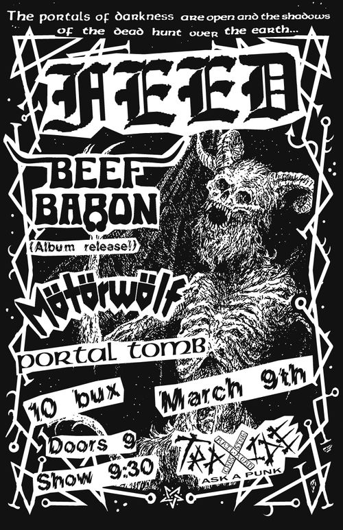 Feed / Motorwolf / Beef baron / Portal tomb