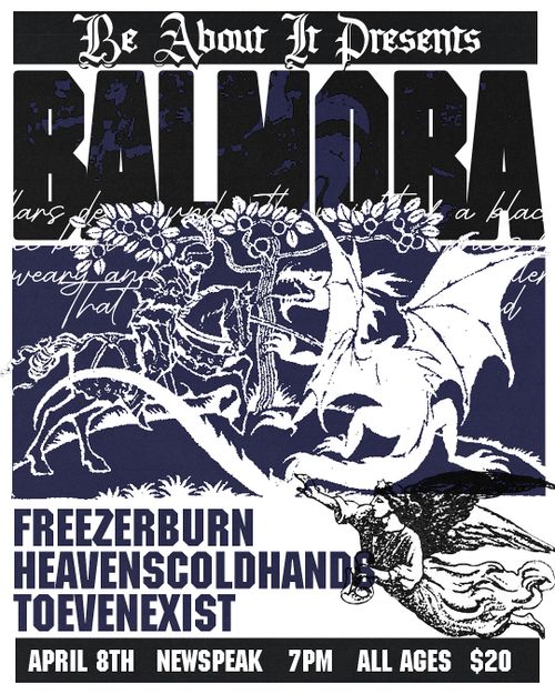 Balmora, Freezerburn, Heavenscoldhands, Toevenexist