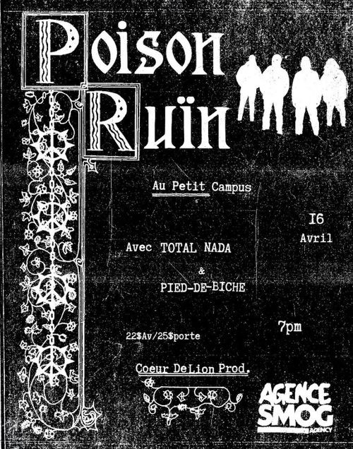 Poison Ruin + Total Nada and Pied-de-Biche