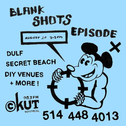 BLANK SHOTS ON 90.3 FM CKUT