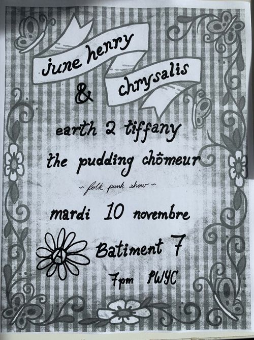 Tuesday Folk Punk show @Espace Tapage