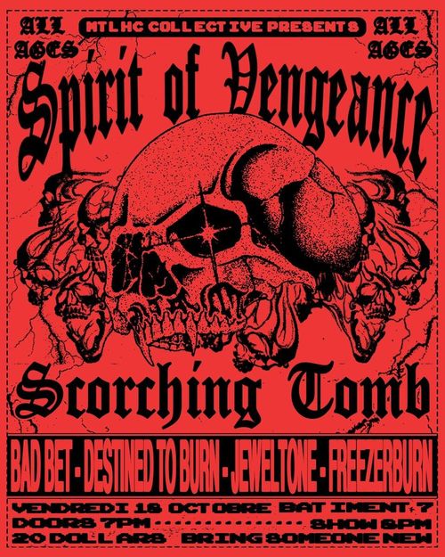 Spirit of Vengeance, Scorching Tomb, Bad Bet, Destined To Burn, Jeweltone, Freezerburn