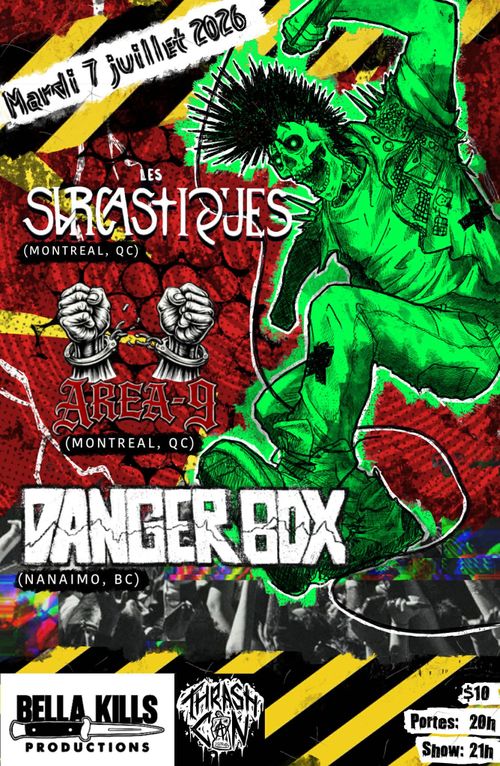 Danger Box + les Sarcastiques + Area-9
