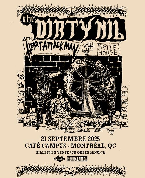 THE DIRTY NIL + HEART ATTACK MAN (usa) + SPITE HOUSE @ Petit Campus
