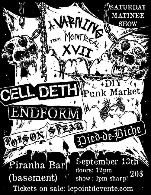 VARNING XVII: Saturday Matinee + Market