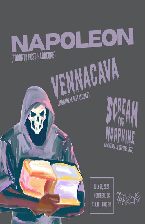 Napoleon w/Vennacava & Scream for Morphine at The Traxide | July 21, 2024