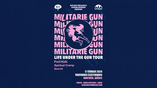 Militarie Gun, Pool Kids, Spiritual Cramp, Spaced