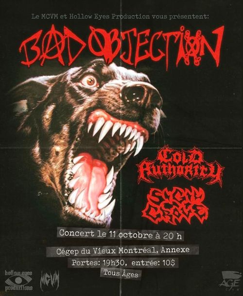 BAD OBJECTION + COLD AUTHORITY + SIGIL GROVE LIVE