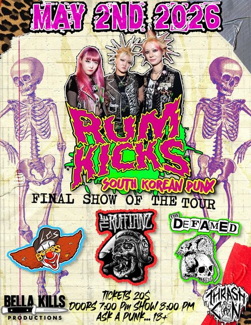 Rum Kicks + Los Bozos + The Ruffianz + The Defamed