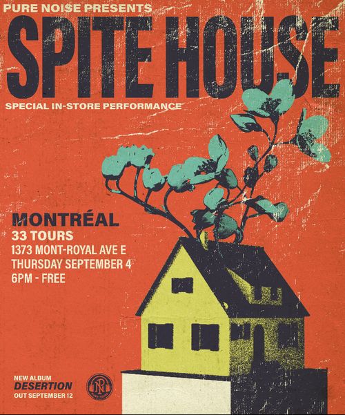 Spite House in-store showcase Aux 33 Tours