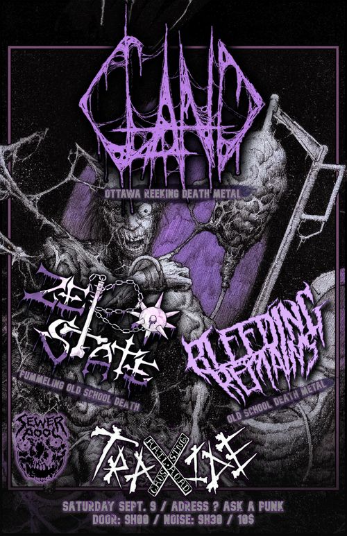 Gland/Zero State/Bleeding Remains @ The Traxide Sep 9