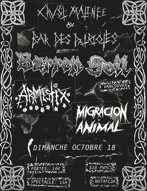 CRUST MATINEE: BARREN SOIL / ARMISTIX / MIGRACION ANIMAL