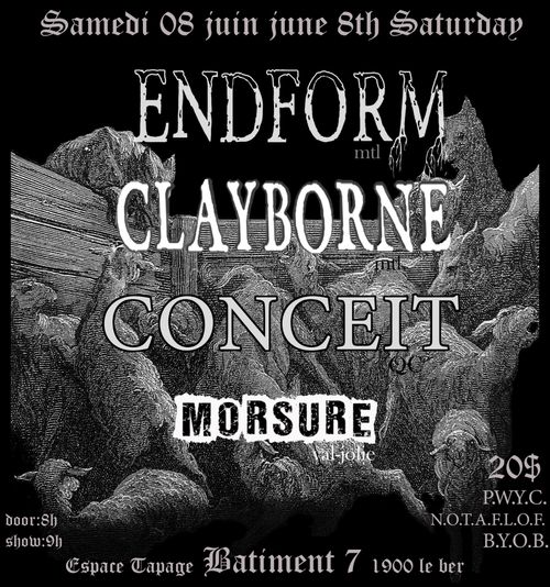 Endform - Clayborne - Conceit - Morsure