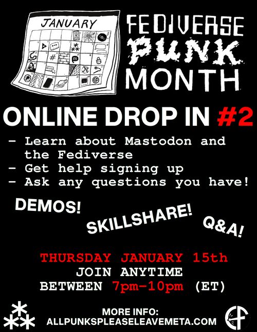 Fediverse Punk Month Online Drop In #2