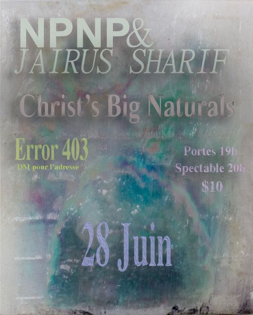 NPNP + Jairus Sarif, Christ's Big Naturals